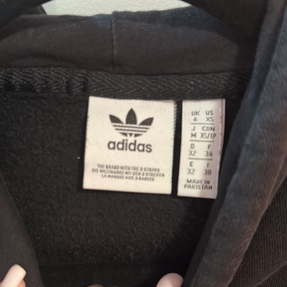 Black Adidas Sweater Size 6 “XS” - Picture 3 of 3